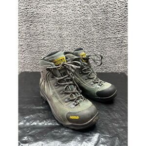 Asolo Fusion 70 GTX Waterproof Gore Tex Hiking Boots Green Womens Size 6 US
